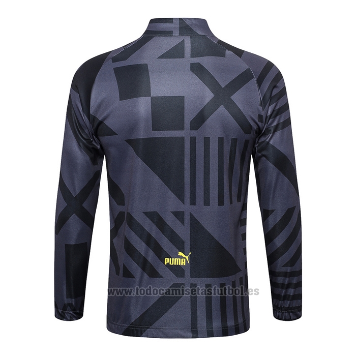 Chaqueta del Borussia Dortmund 2022-2023 Negro y Gris